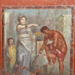 Pompei (IX ) Casa dei Pittori al lavoro: Ifigenia purifica Oreste